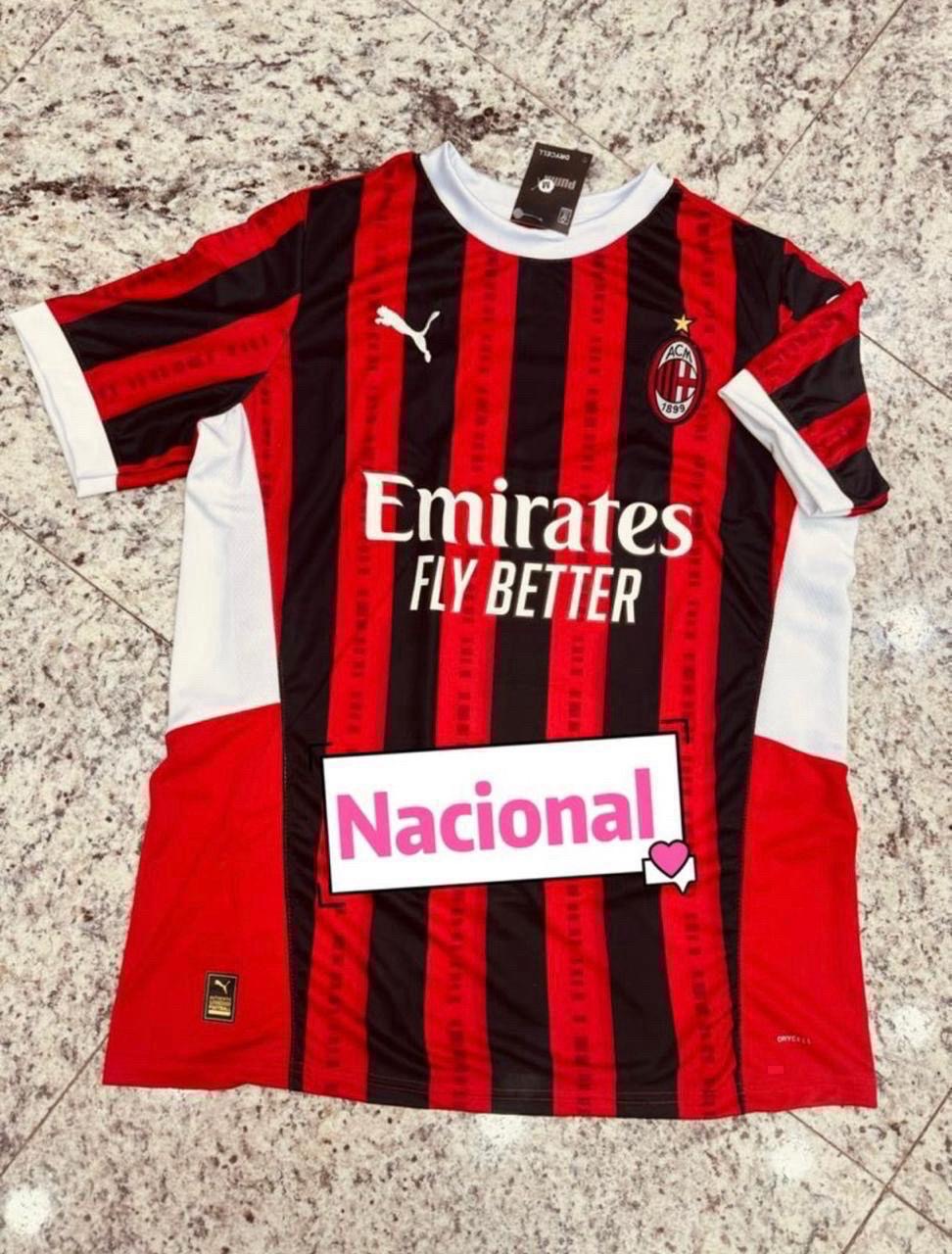 Camisa Milan listrada