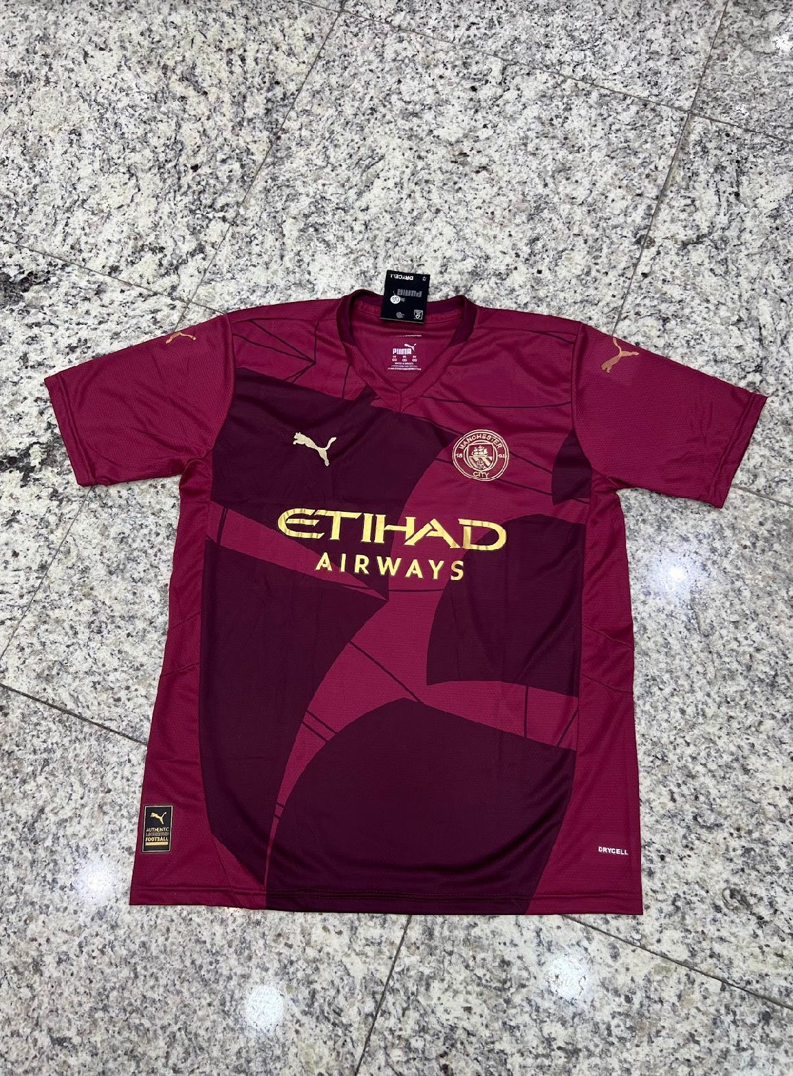 Camisa Manchester City roxa