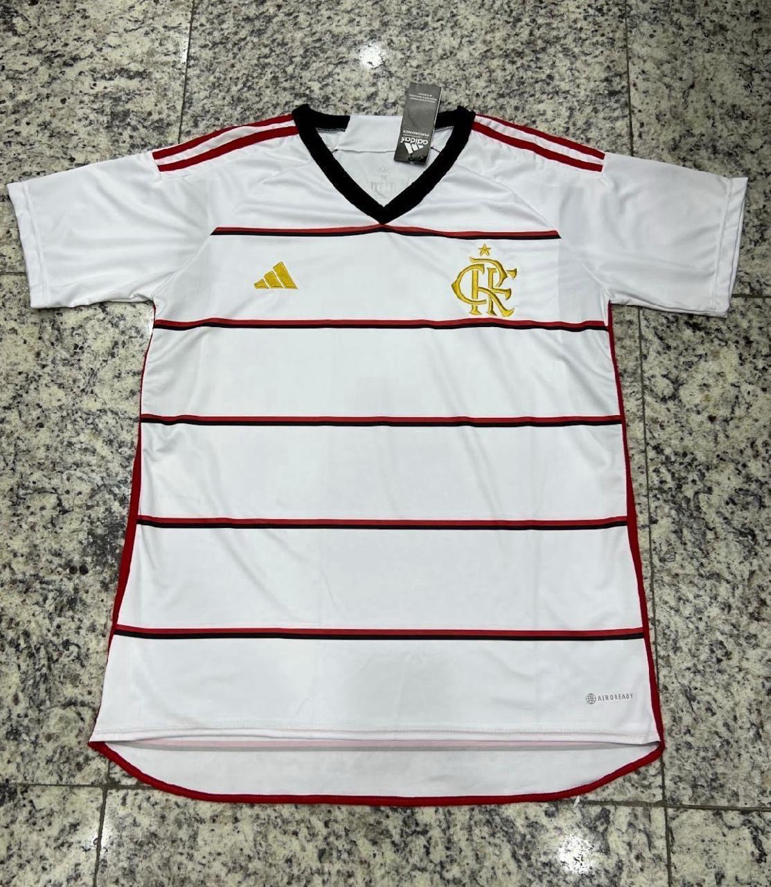 Camisa Flamengo Branca Listrada 