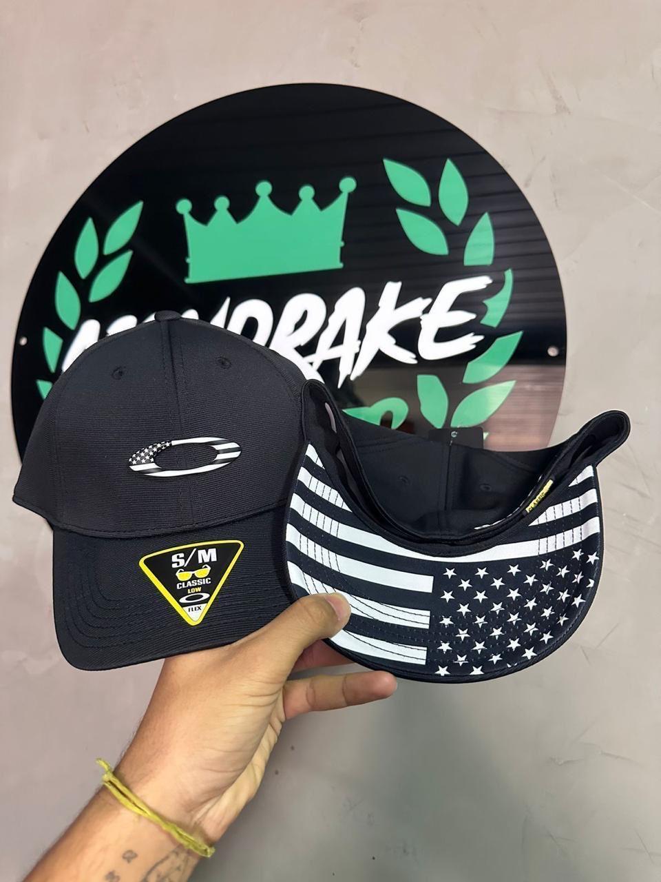 Boné Oakley original lançamento preto EUA