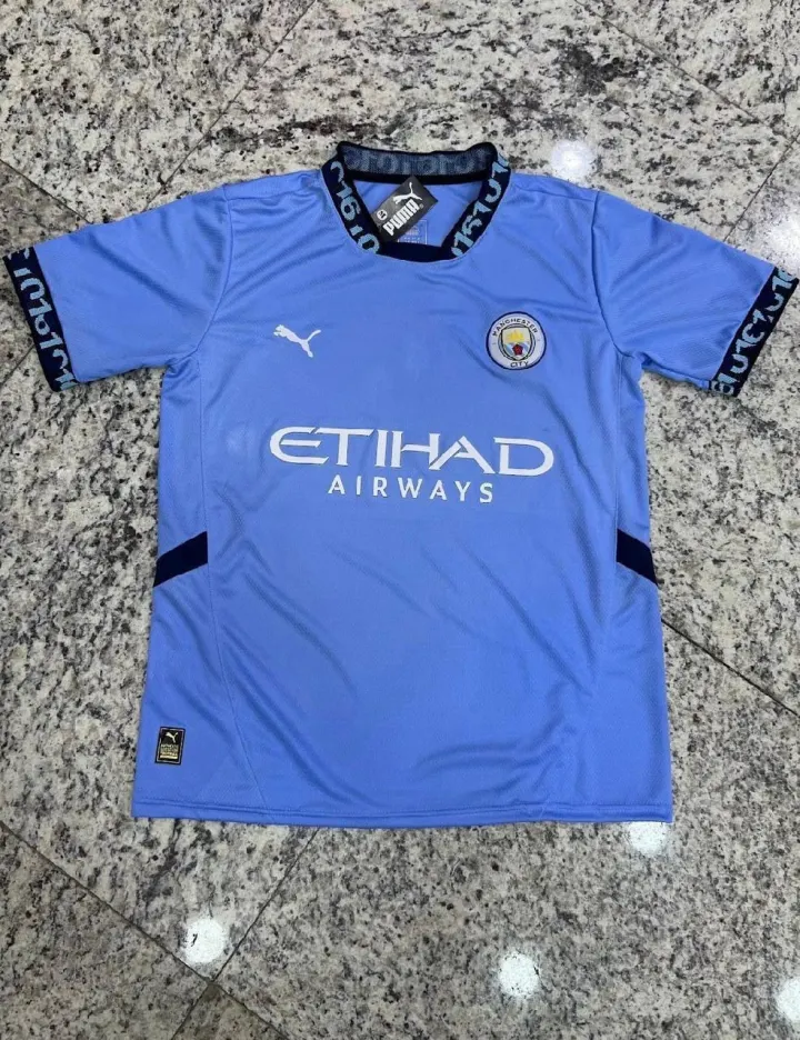 Camisa Manchester City azul