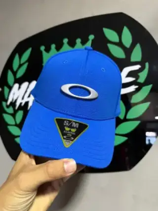 Imagem de Boné Oakley original, azul c cinza