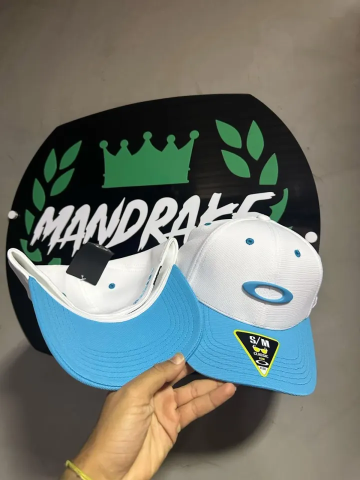 Boné Oakley original, branco c azul