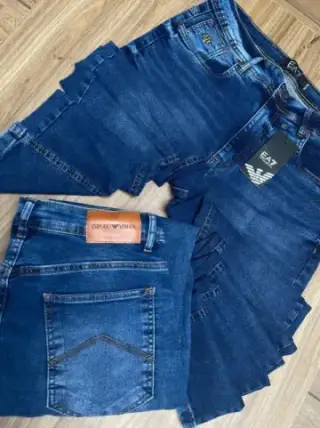 Imagem de Calça premium EA7 jeans escuro