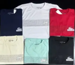 Imagem de Camiseta Lacoste Linhas