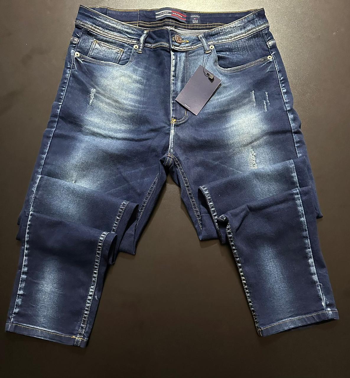 Calça Jeans Grife Tommy escura 